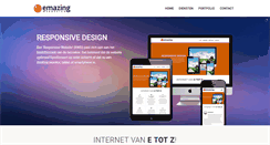 Desktop Screenshot of emazing.nl